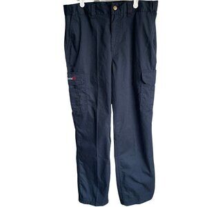 Opal Navy Blue Tough Cargo Pants Montreal 34' x 32' Men's, Eight Pockets